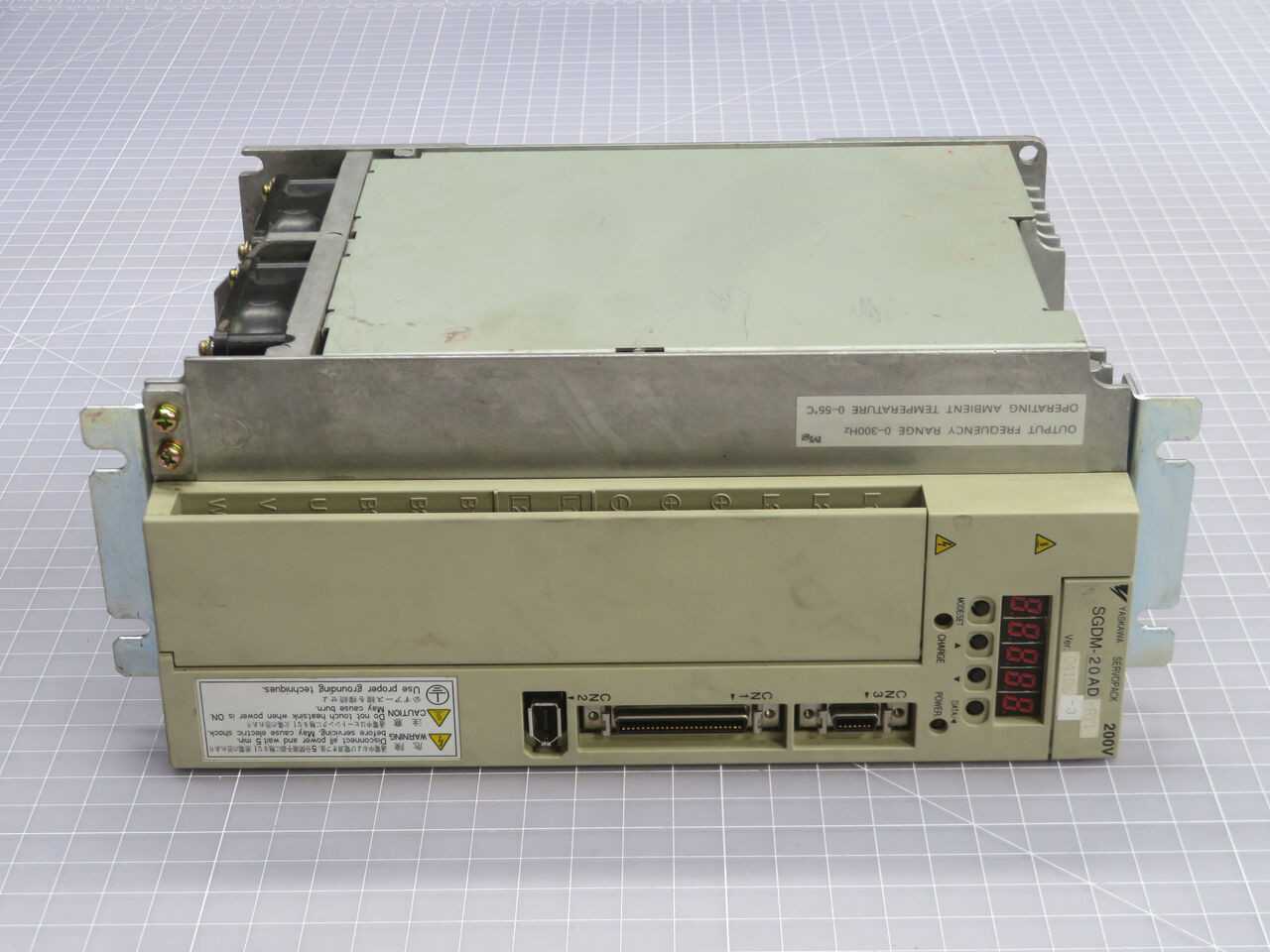 YASKAWA SGDM-20AD-RY1 SERVOPACK SERVO DRIVE T245591 - SERVO