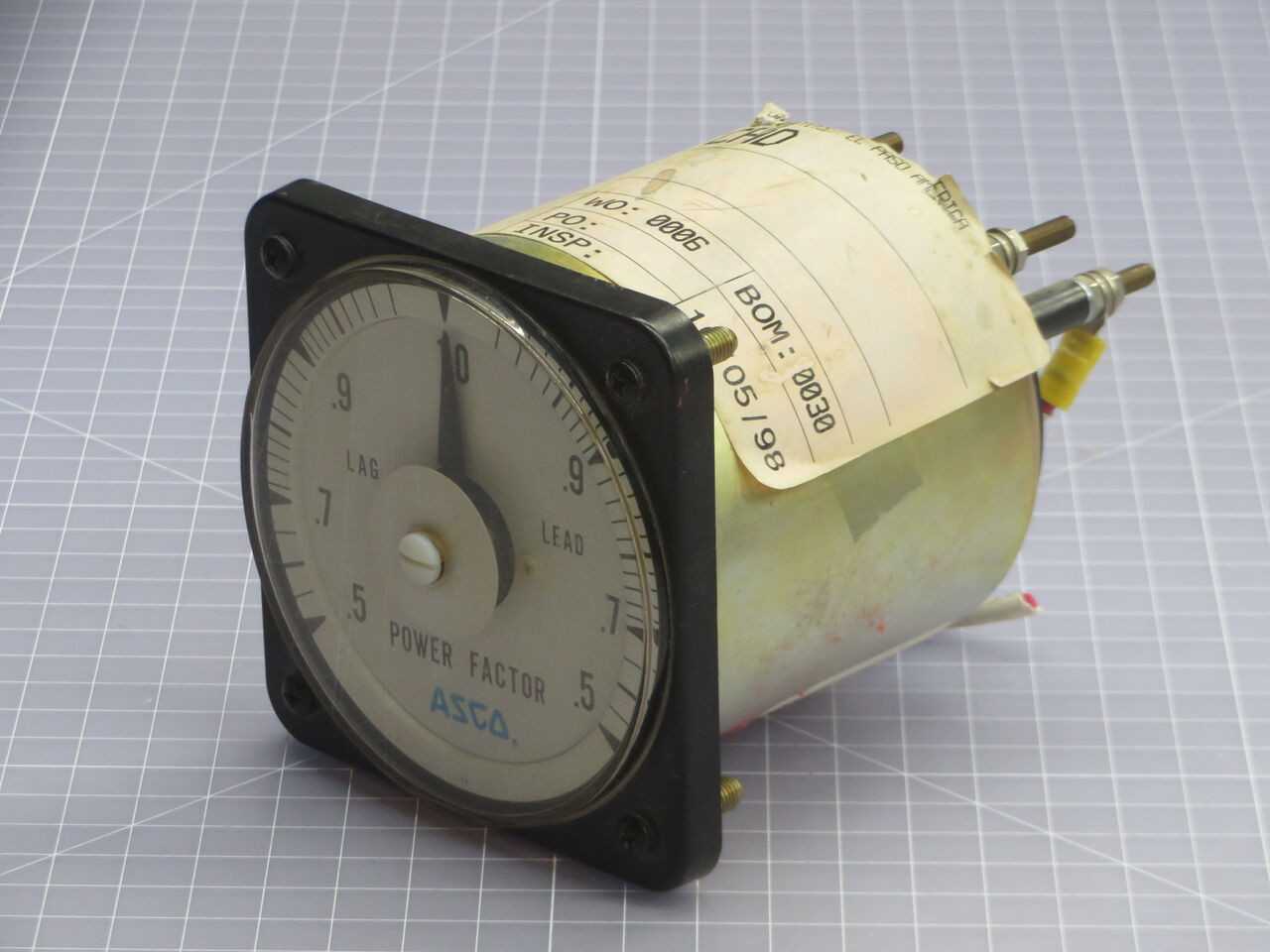 YOKOGAWA 103402FCAD7JGB POWER FACTOR METER T245513 - PANEL METERS