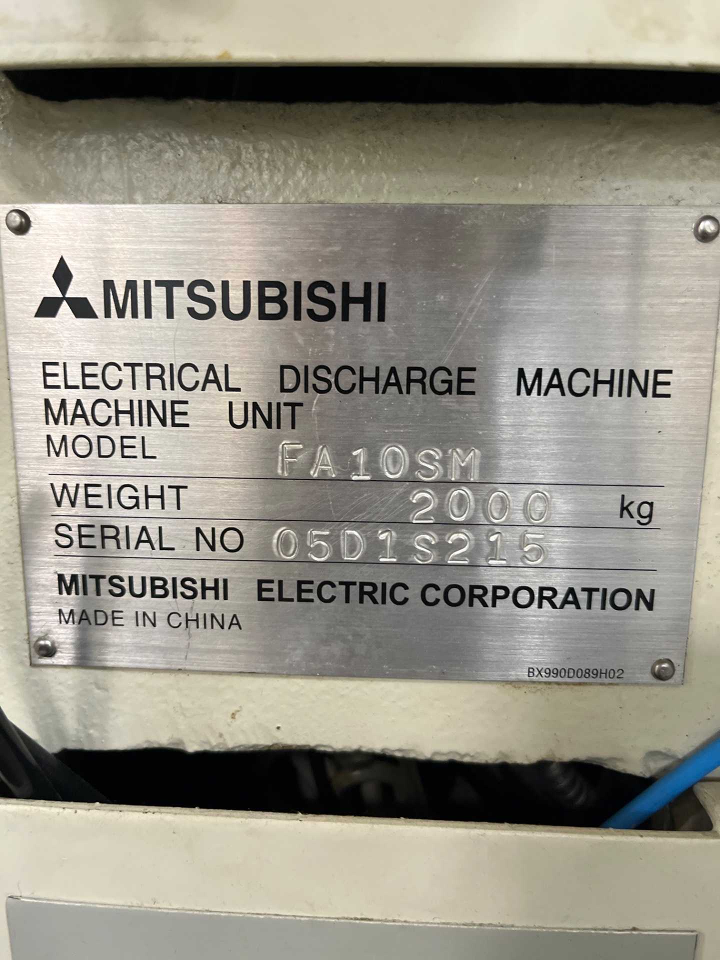 Mitsubishi FA10SM Wire EDM Machine - 220V, 9.8'' Y-Axis, 116 GAL Capacity - WIRE EDM MACHINES