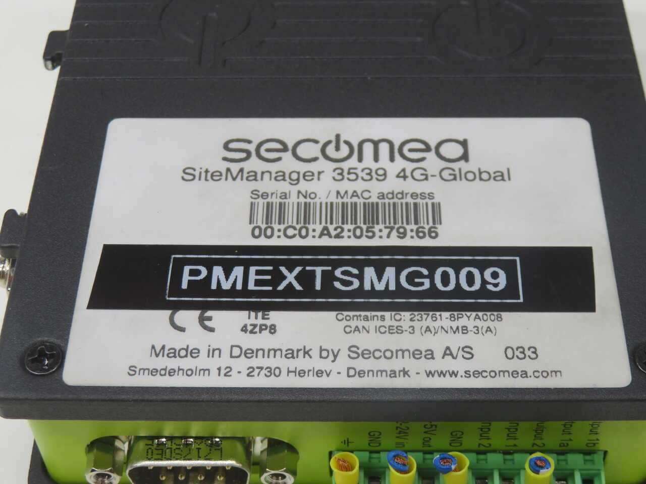 SECOMEA PMEXTSMG009 SITEMANAGER I/O DEVICE T270514 - PLC MODULES