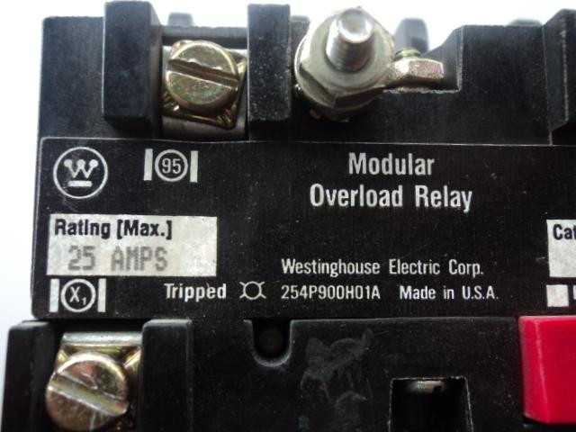 WESTINGHOUSE MORA1MAET MODULAR OVERLOAD RELAY 25AMPS T17612 - PROTECTION RELAY