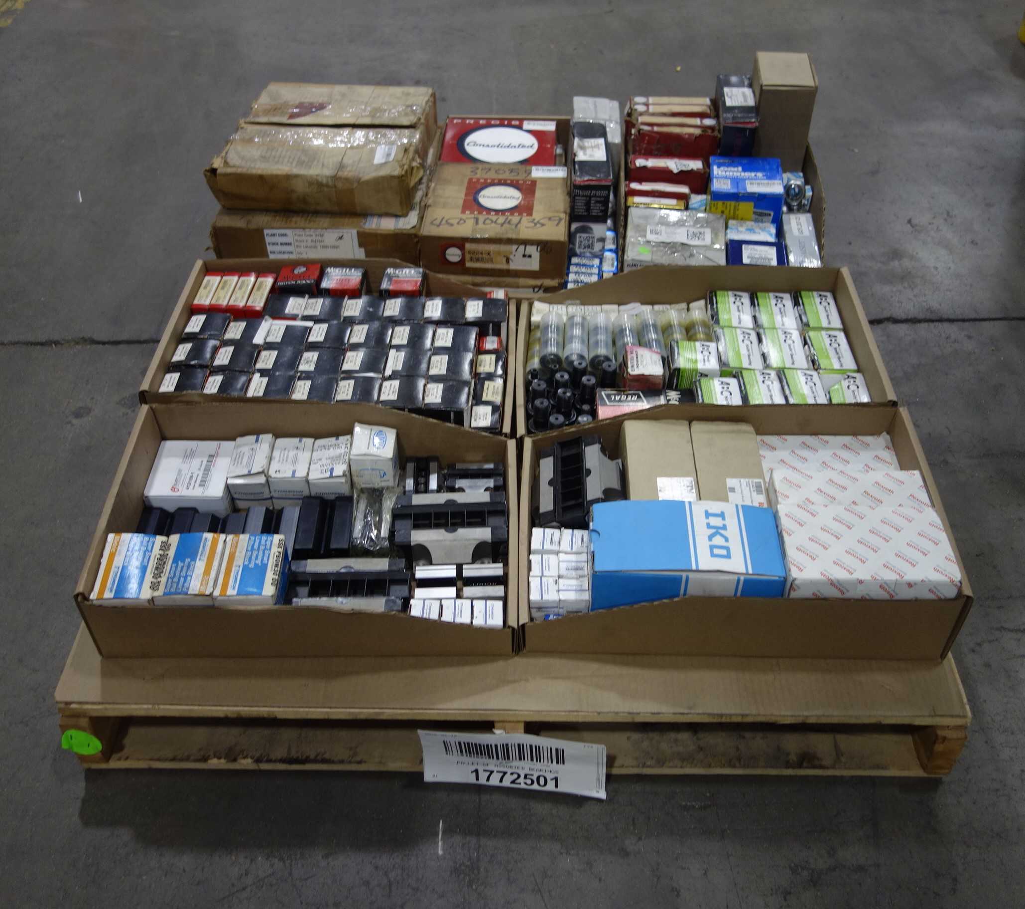 SKU 1772501 - PALLET OF ASSORTED BEARINGS - BEARINGS