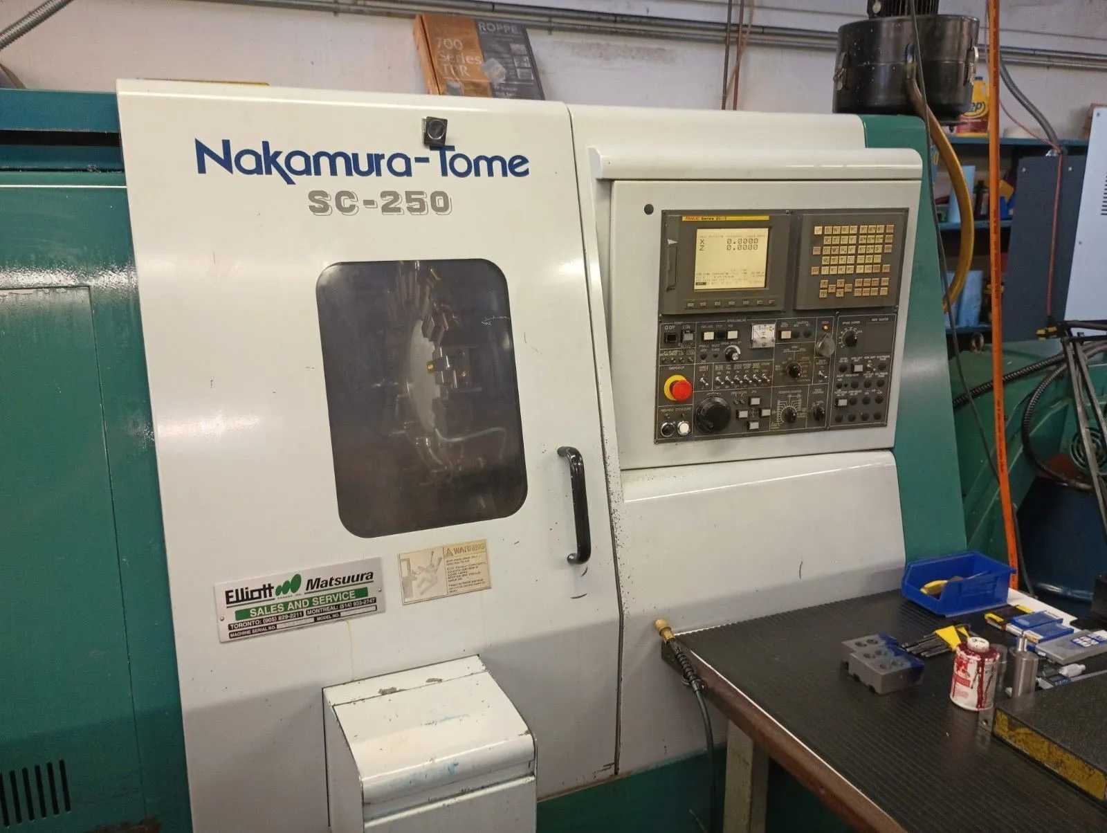 2008 Nakamura-Tome SC-250 CNC Turning Center With 20 HP Spindle Power - CNC LATHES