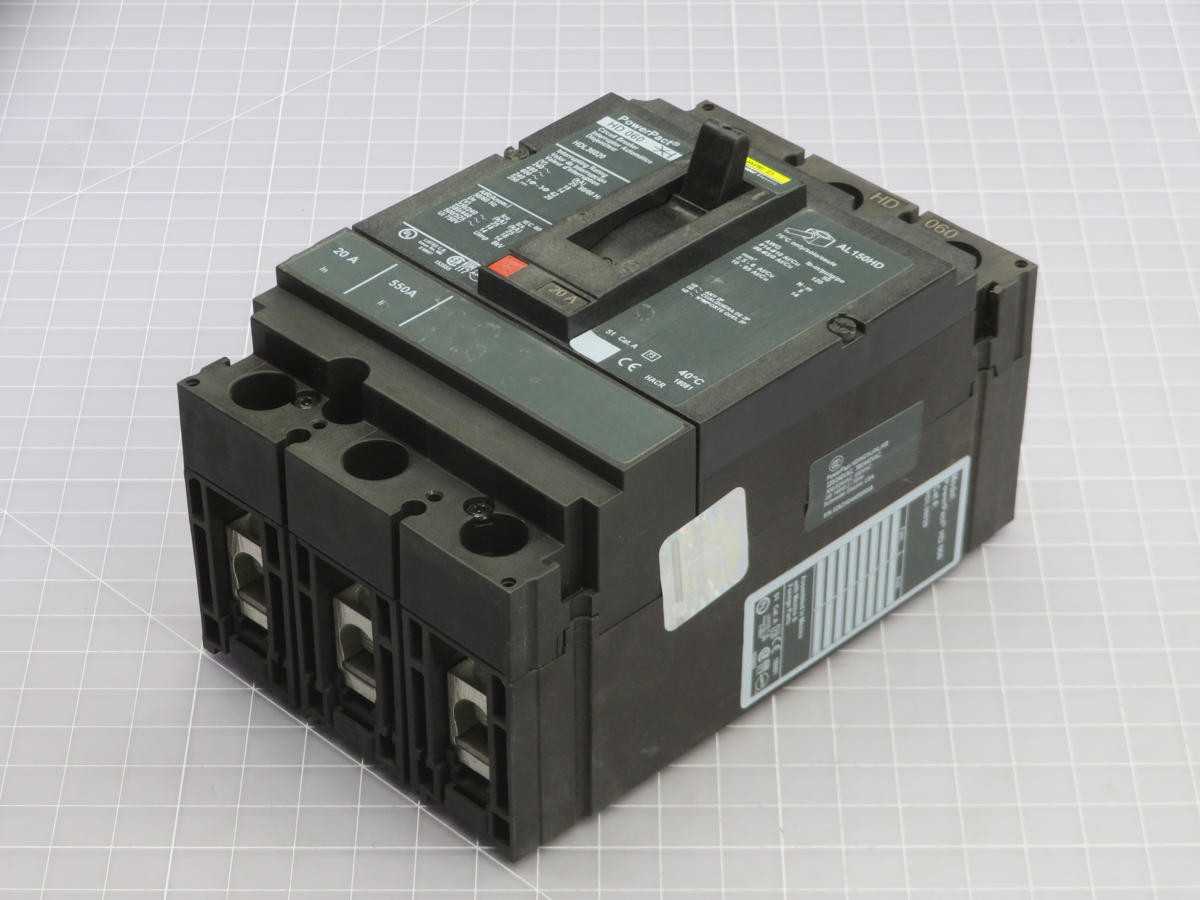 SQUARE D HDL36020 MOLDED CASE CIRCUIT BREAKER T243905 - CIRCUIT BREAKERS