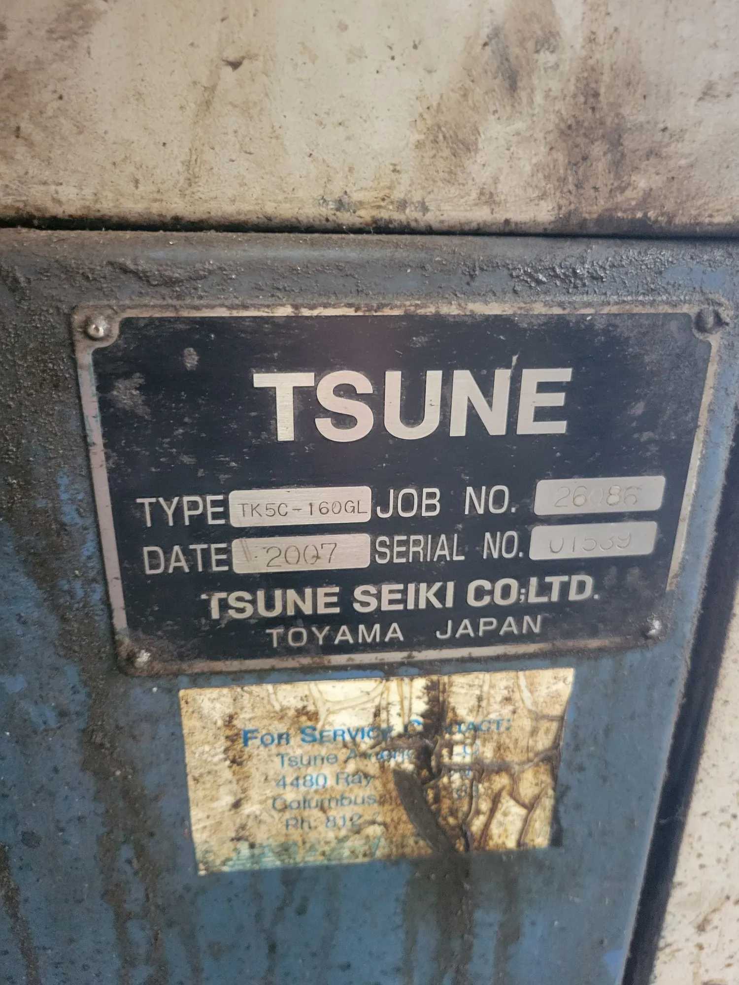2007 Tsune TK160GL | CNC Cold Saw, 25 HP, High Production, Automatic Feed - POWER HACKSAWS