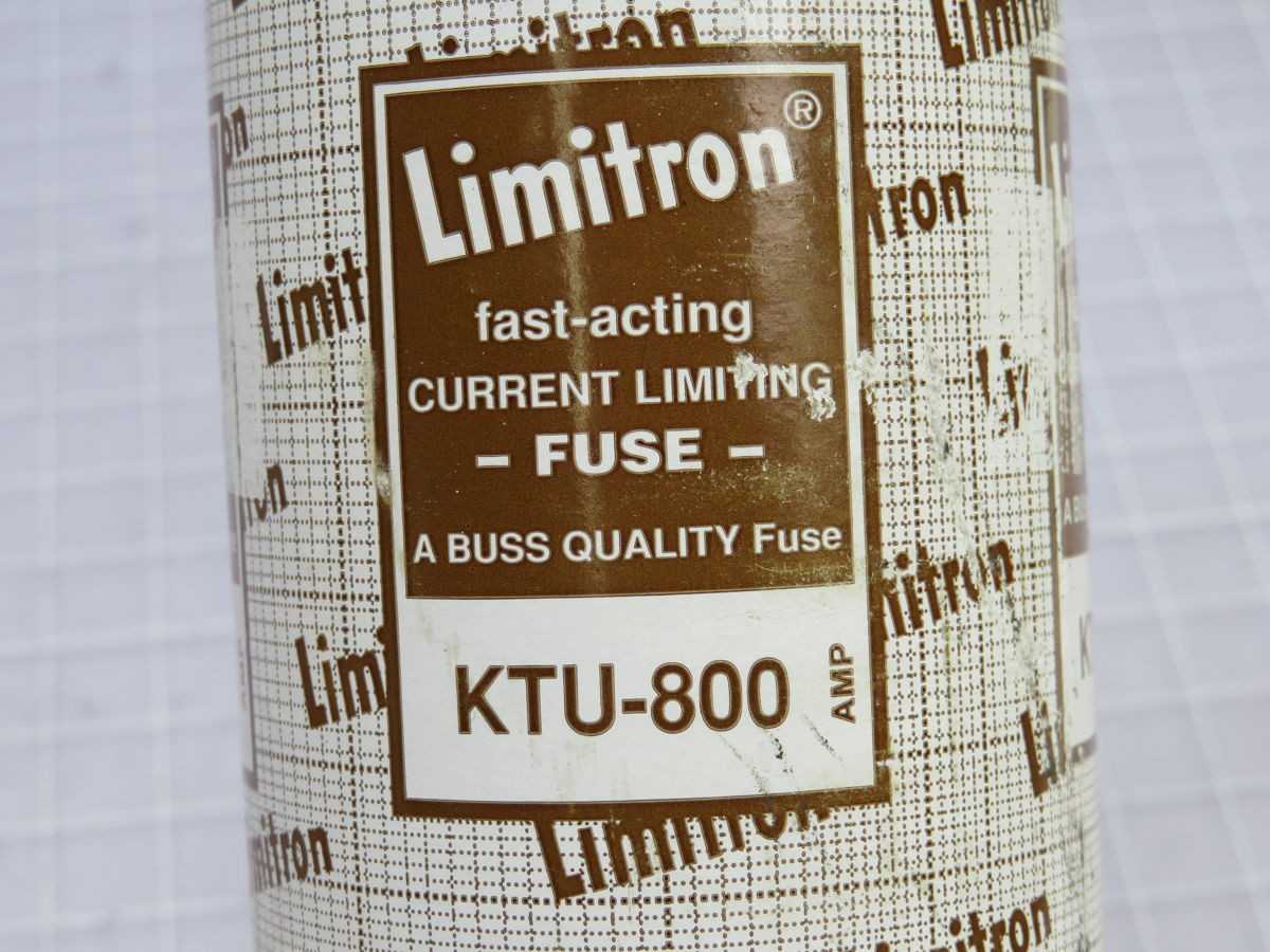 LIMITRON KTU-800 CURRENT LIMITING FUSE T255368 - FUSES