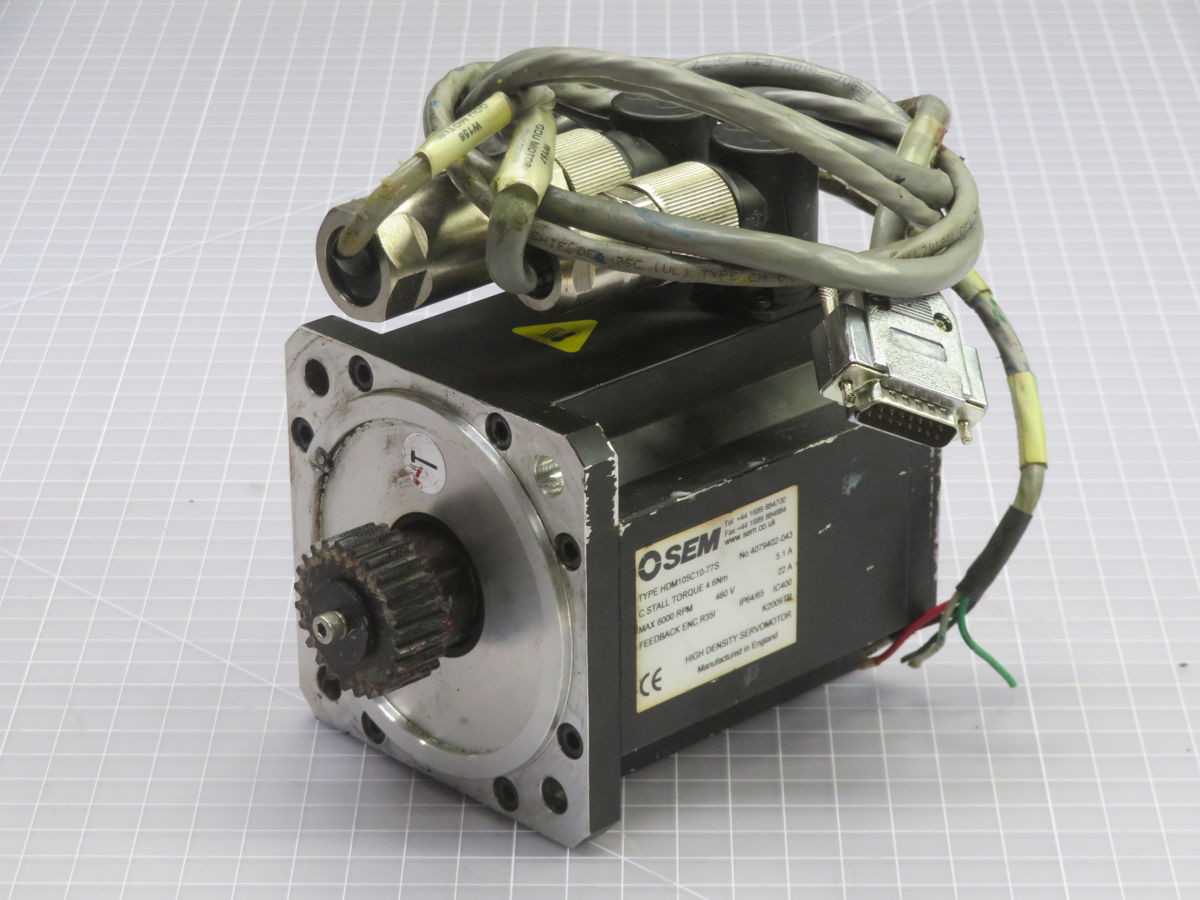 SEM HDM105C10-77S SERVO MOTOR T260355 - SERVO