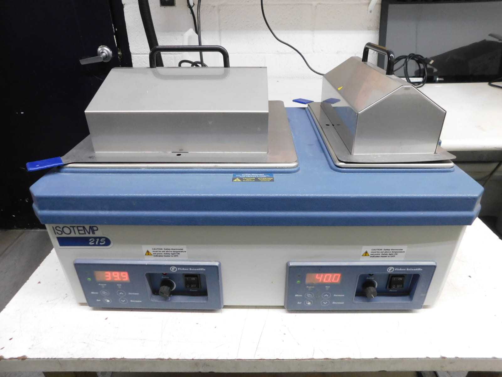 FISHER SCIENTIFIC ISOTEMP 215 DUAL DIGITAL WATER BATH - LAB & SCIENTIFIC