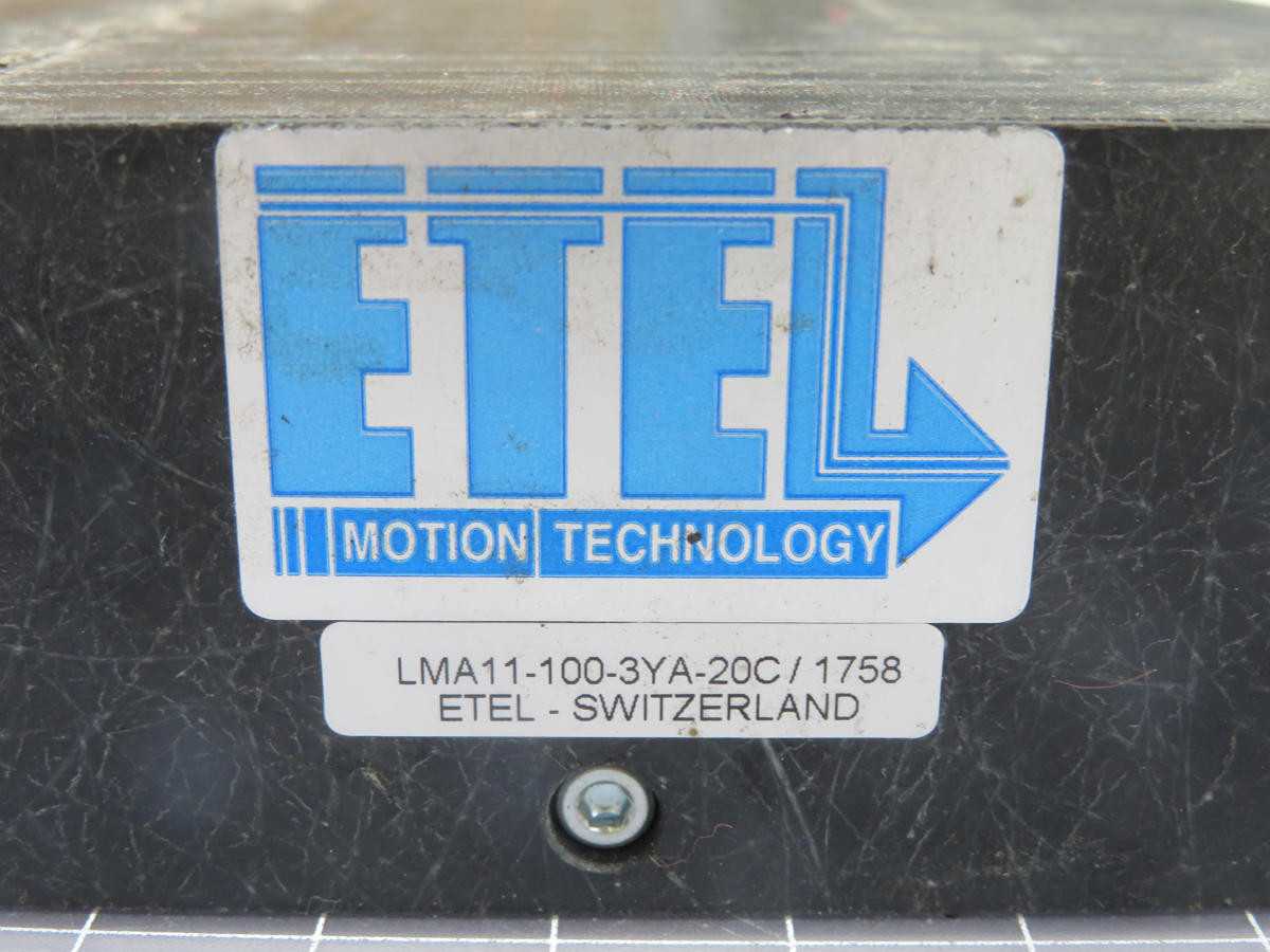 ETEL LMA11-100-3YA-20C LINEAR MOTOR T221759 - ELECTRIC MOTORS