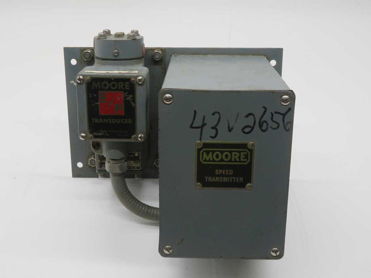MOORE 77-3A 774W-4 SPEED TRANSMITTER T230424 - PRESSURE TRANSMITTER
