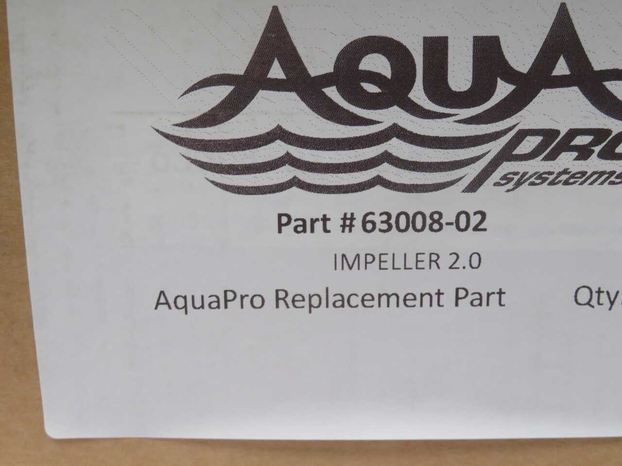 LOT OF 60 AQUAPRO 63008-02 IMPELLERS T271142 - PUMPS