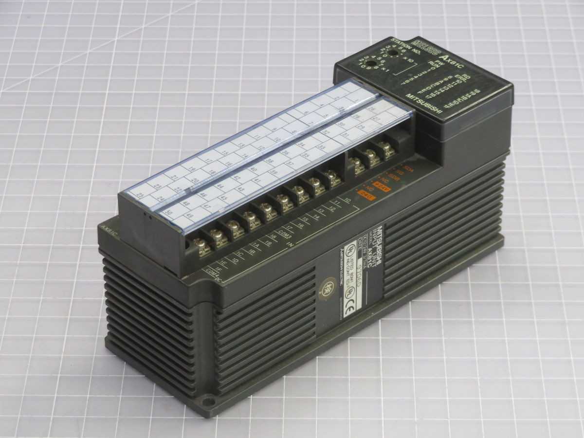 MITSUBISHI AX81C DC DIGITAL INPUT MODULE T260064 - PLC MODULES