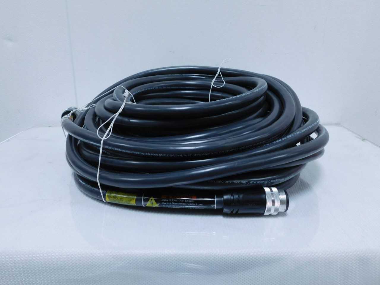 MOLEX 1300640423 CC4030A57M300G EXTENSION SK QC 4-POLE MALE / FEMALE STR/STR 30 M #10/4 BLACK PVC CA - CORDSET CABLES