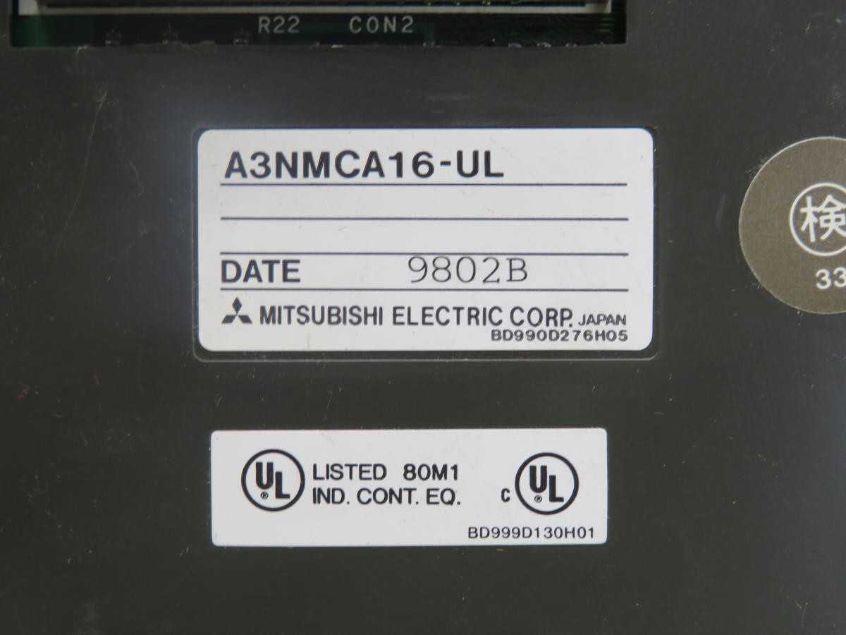 MITSUBISHI A3NMCA16-UL MEMORY CASSETTE T229000 - PLC MODULES