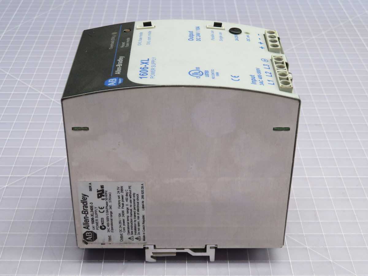 ALLEN BRADLEY 1606-XL240E-3 POWER SUPPLY T254660 - AC VFD DRIVES