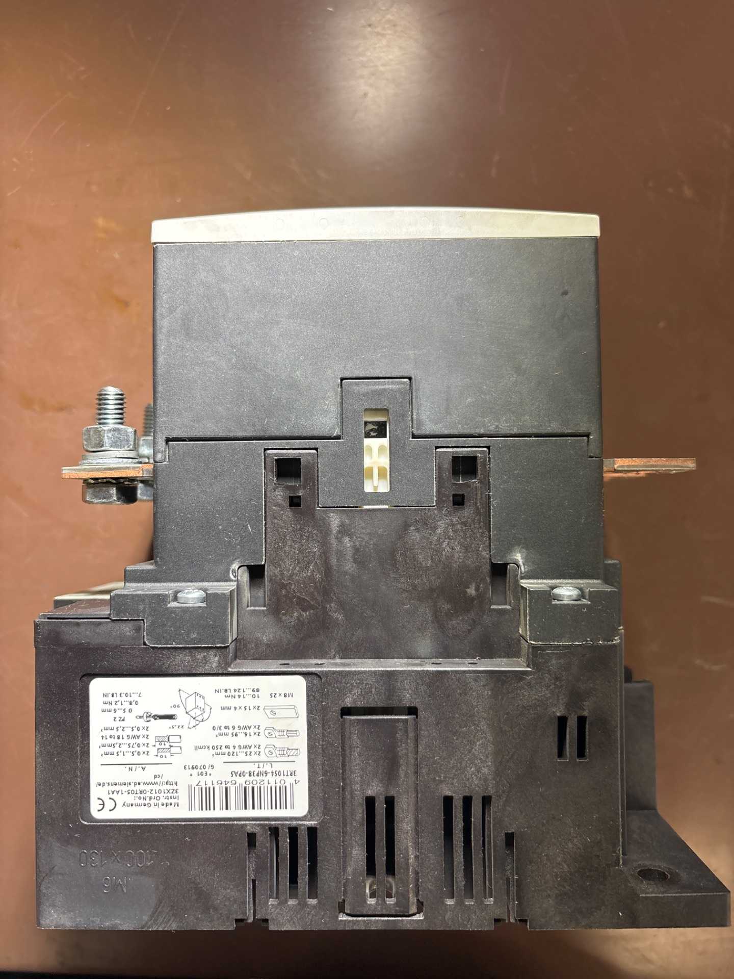 SIEMENS 3RT1054-6NP38-0PA5 MAGNETIC CONTACTOR - AC CONTACTOR