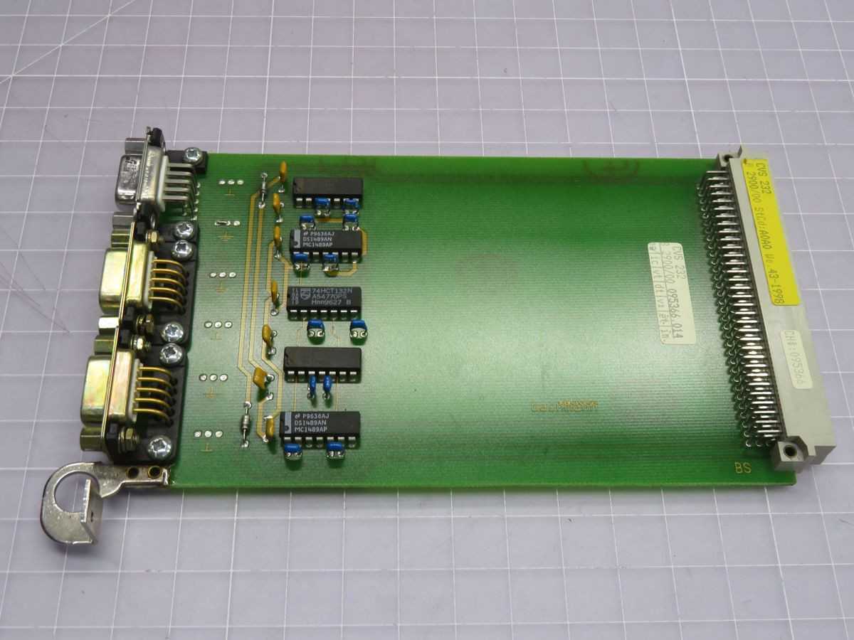 Bachmann CVS 232 Processor Board Assembly T250332 - PCB CIRCUIT BOARDS