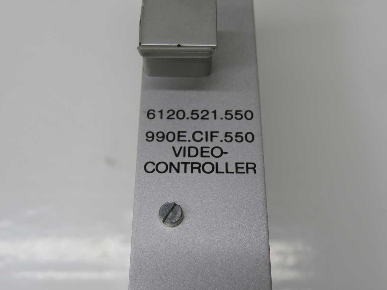 ERNI 6120.521.550 990E.CIF.550 Video Controller T272363 - PLC MODULES
