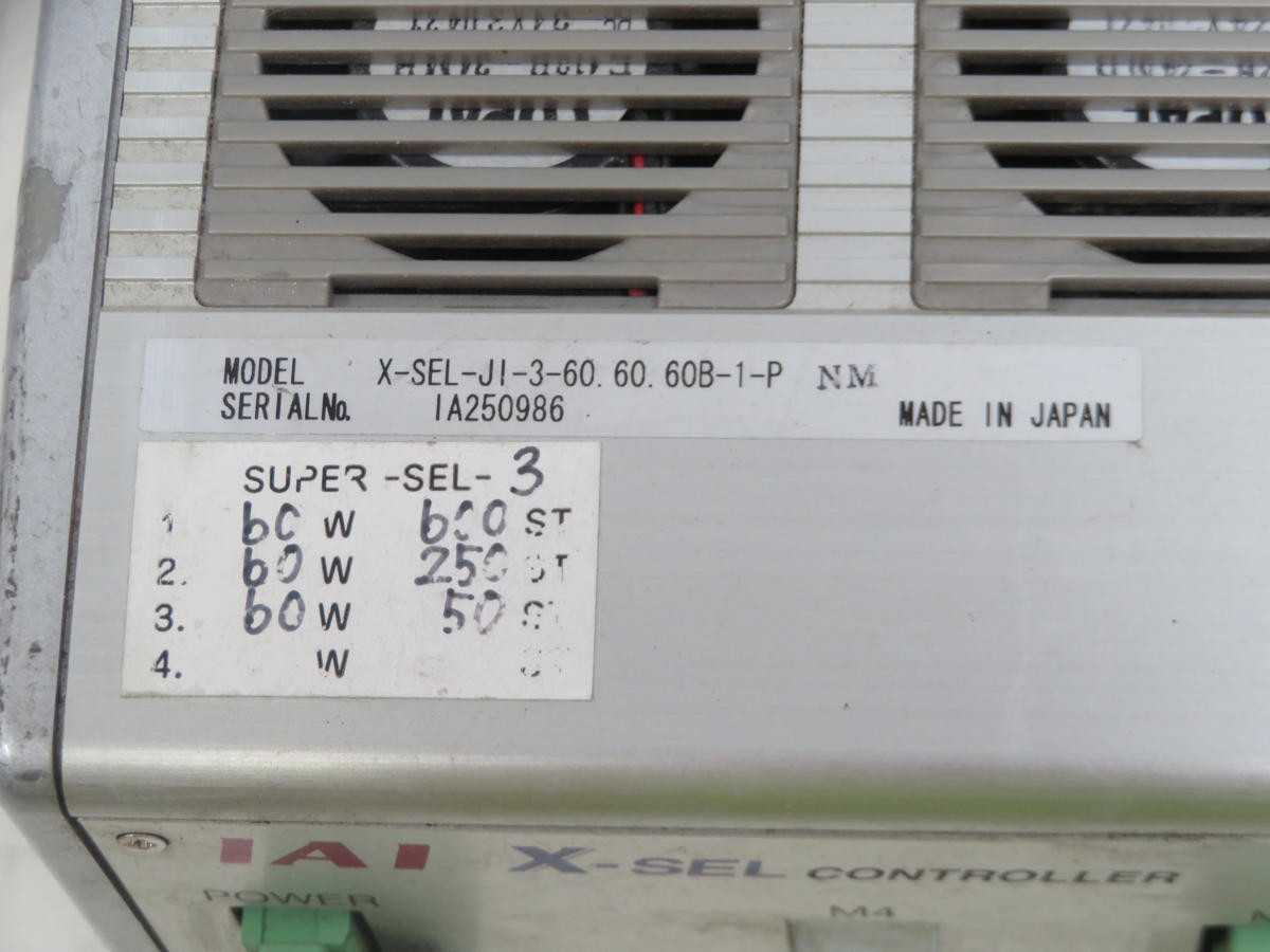 IAI X-SEL-JI-3-60.60.60B-1-P X-SEL Controller T203371 - AUTOMATION & CONTROLS
