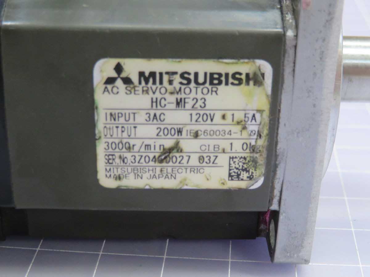 MITSUBISHI HC-MF23 AC SERVO MOTOR T250047 - SERVO