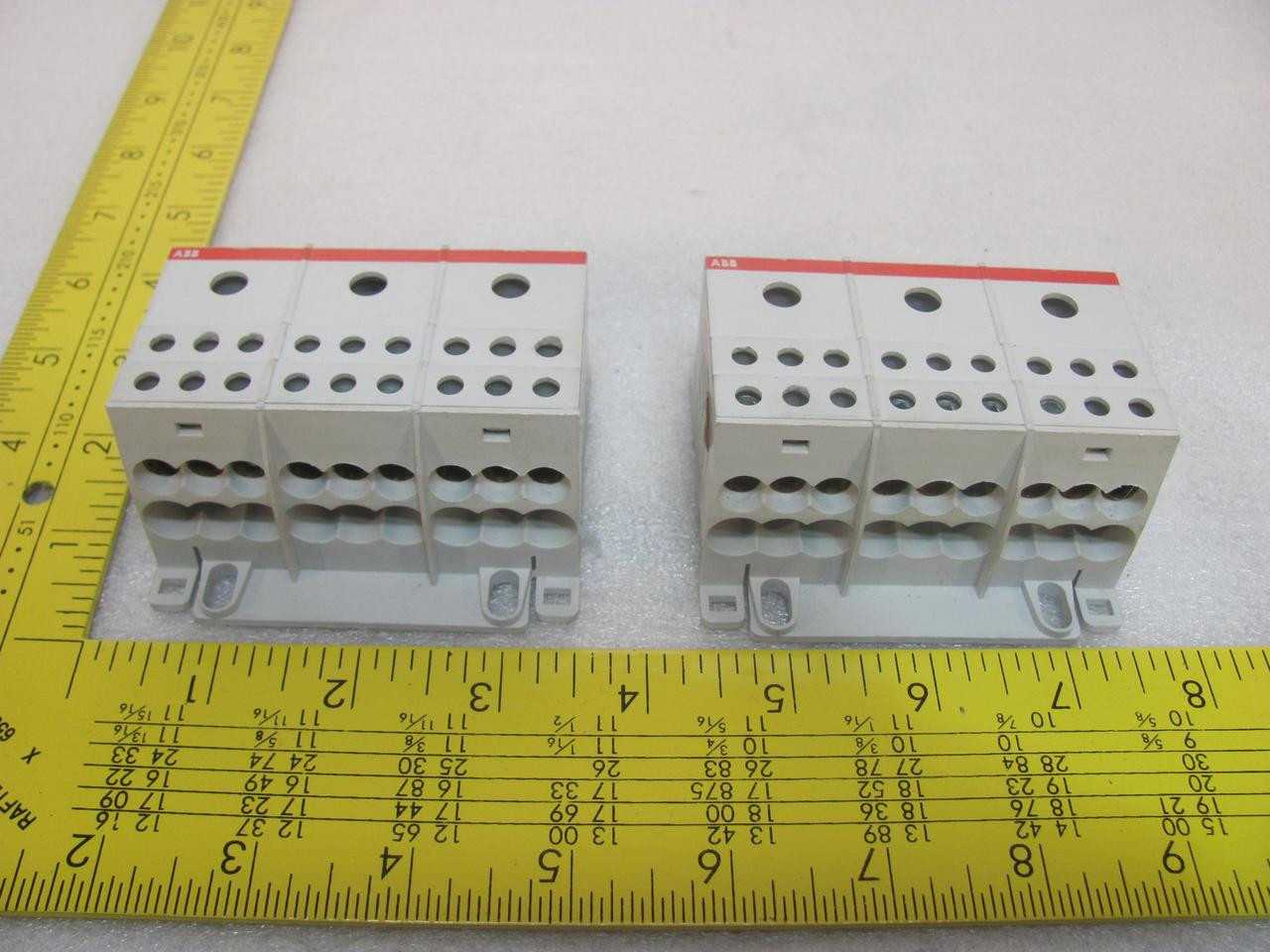2 ABB 35620926 DISTRIBUTION BOX T9665 - FUSES