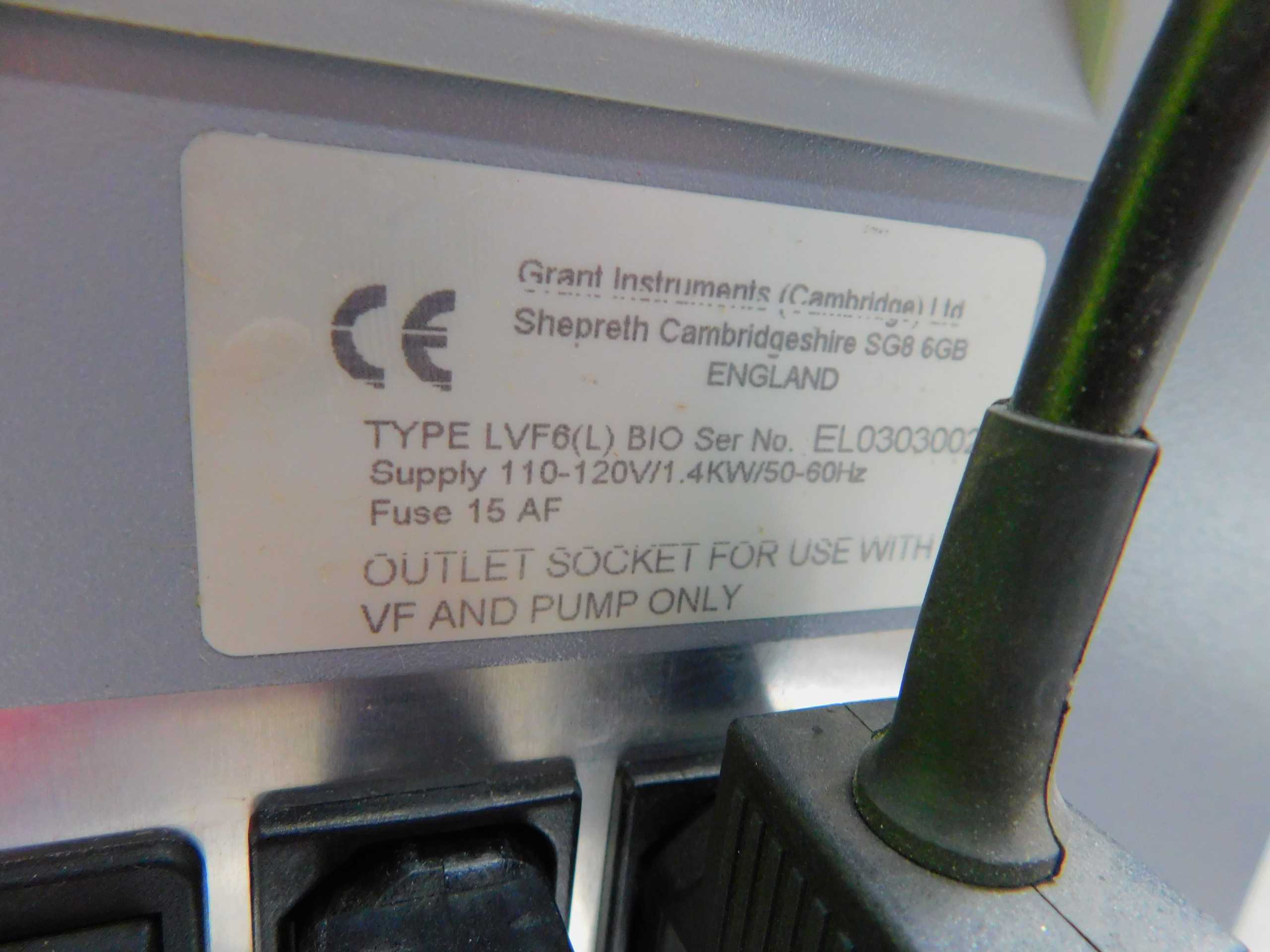 GRANT LVF6 LOW-TEMPERATURE CIRCULATING WATER BATH 5 TO 99C, 5 L - TEMPERATURE CONTROLLERS