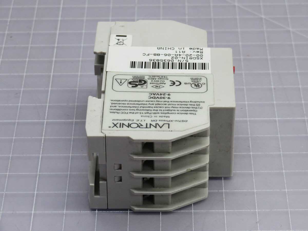 LANTRONIX XSDRIN-02 EXTERNAL DEVICE SERVER T256187 - PLC MODULES