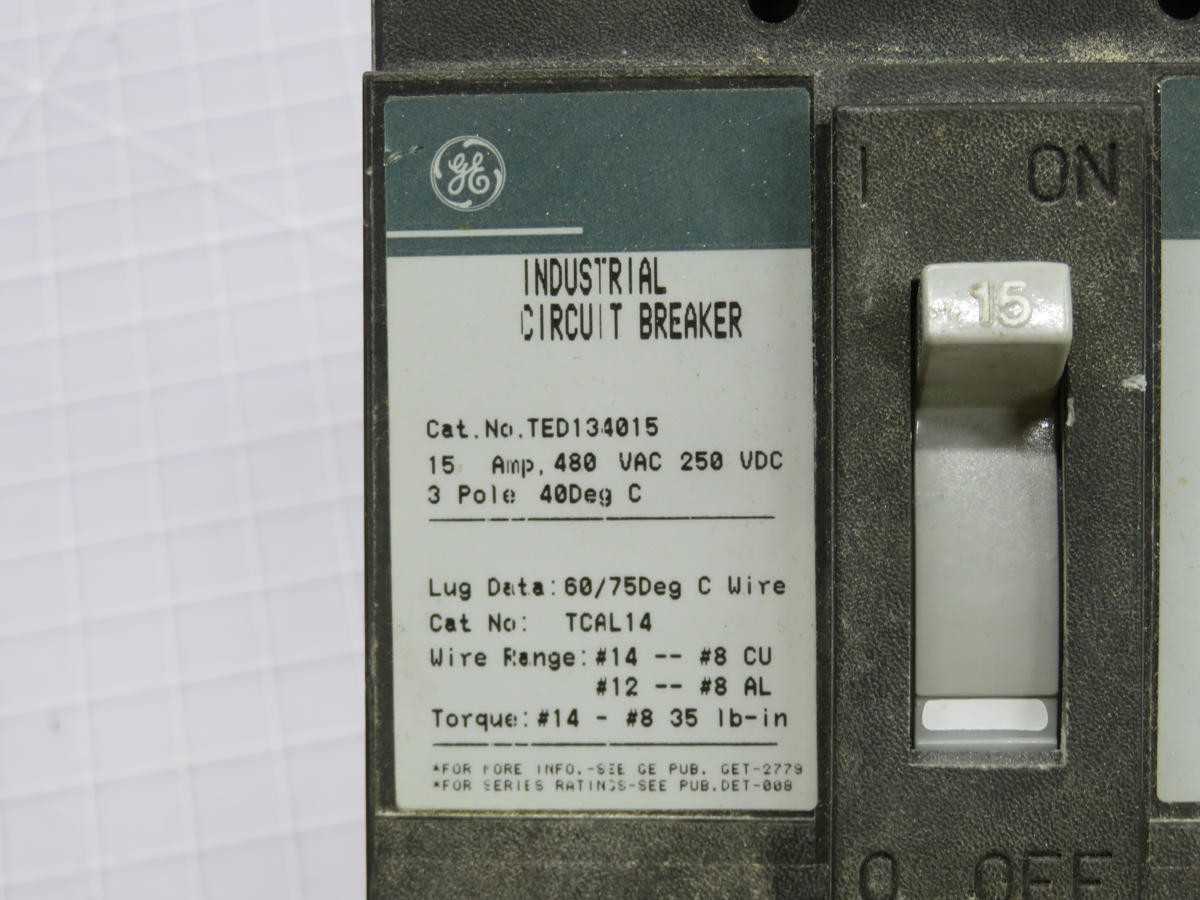 GE TED134015 CIRCUIT BREAKER T237271 - INDUSTRIAL PARTS