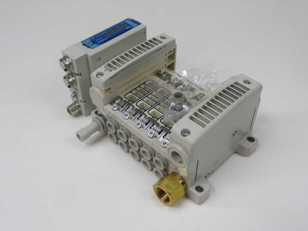 SMC VV5QC21-05C8SEAN0-S-X3029V PNEUMATIC MANIFOLD VALVE T272348 - SOLENOID VALVE