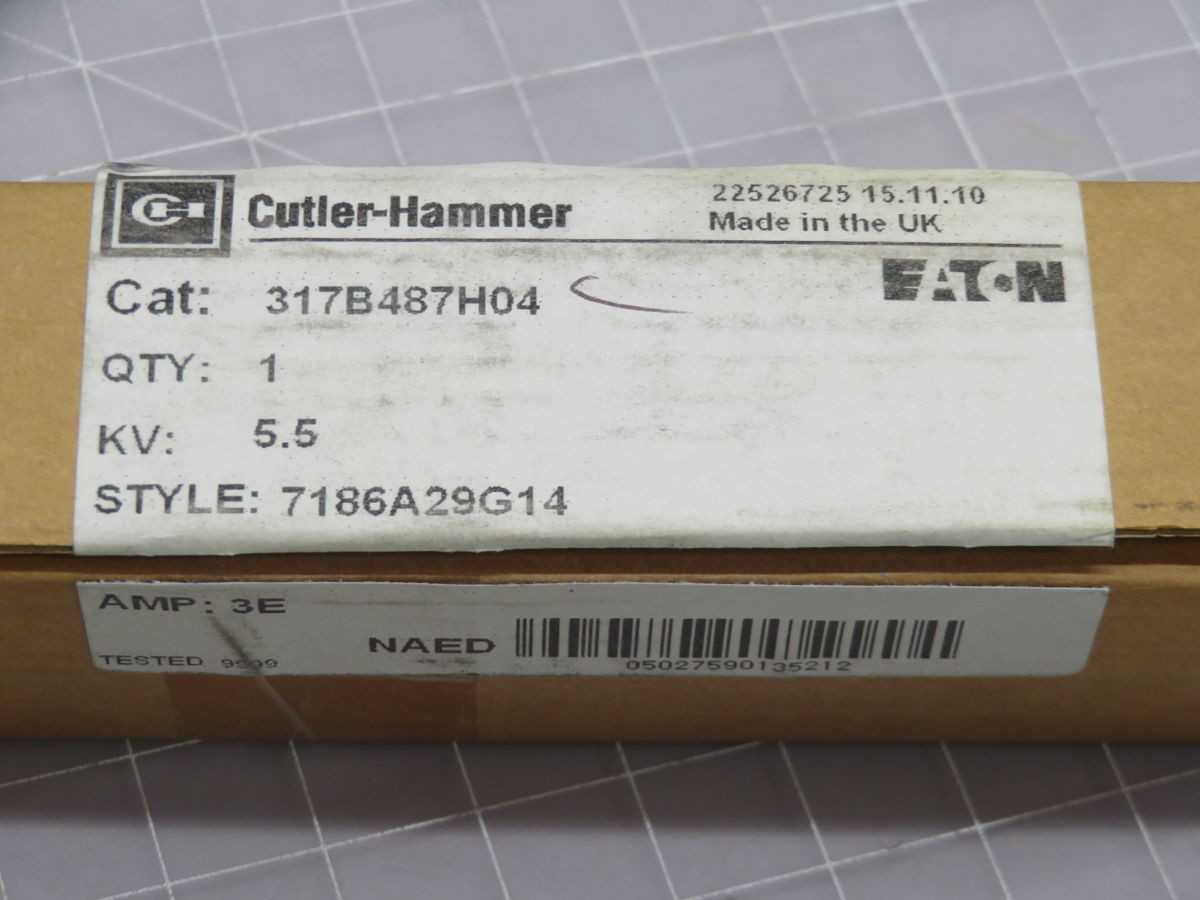 Eaton 317B487H04 Fuse T246101 - Reliable Circuit Protection Solution - FUSES