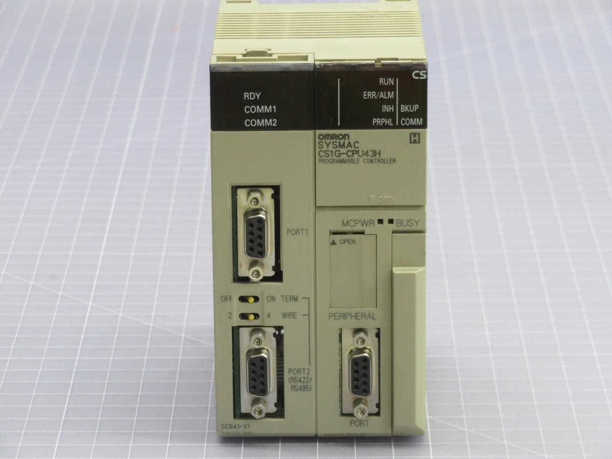 OMRON CS1G-CPU43H PROGRAMMABLE CONTROLLER T229804 - PLC MODULES