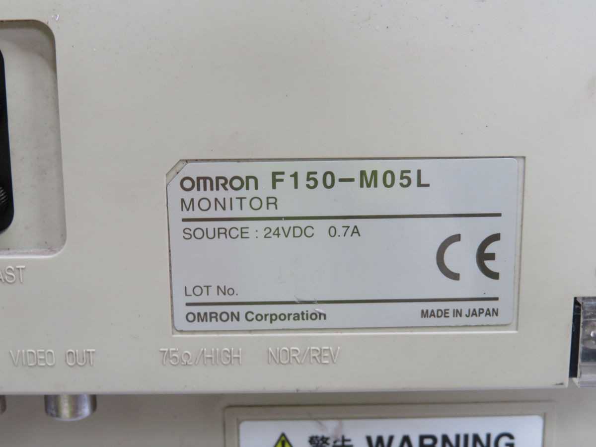 OMRON F150-M05L LCD MONITOR T248465 - HMIS & DISPLAYS