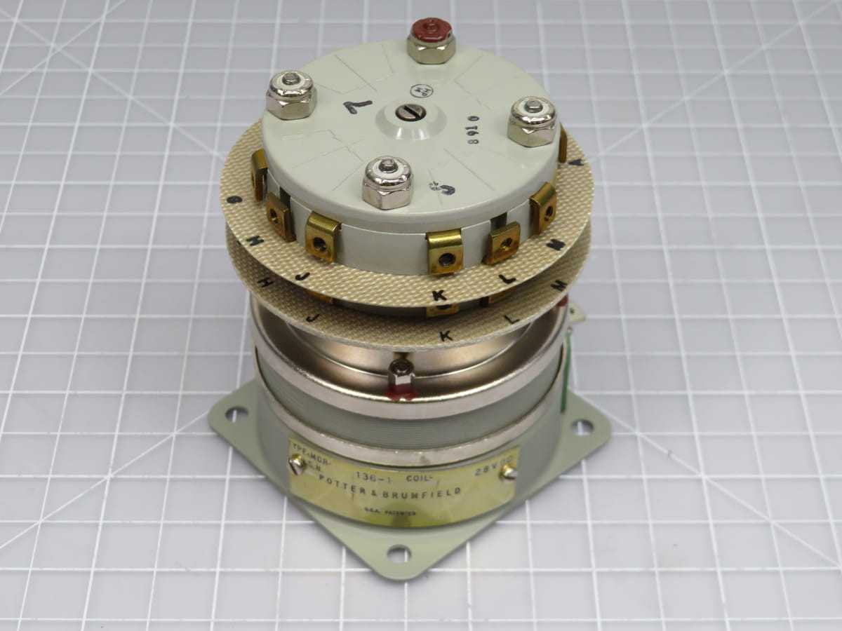POTTER & BRUMFIELD 136-1 RELAY ROTARY 28 VDC T197380 - ELECTRICAL RELAYS