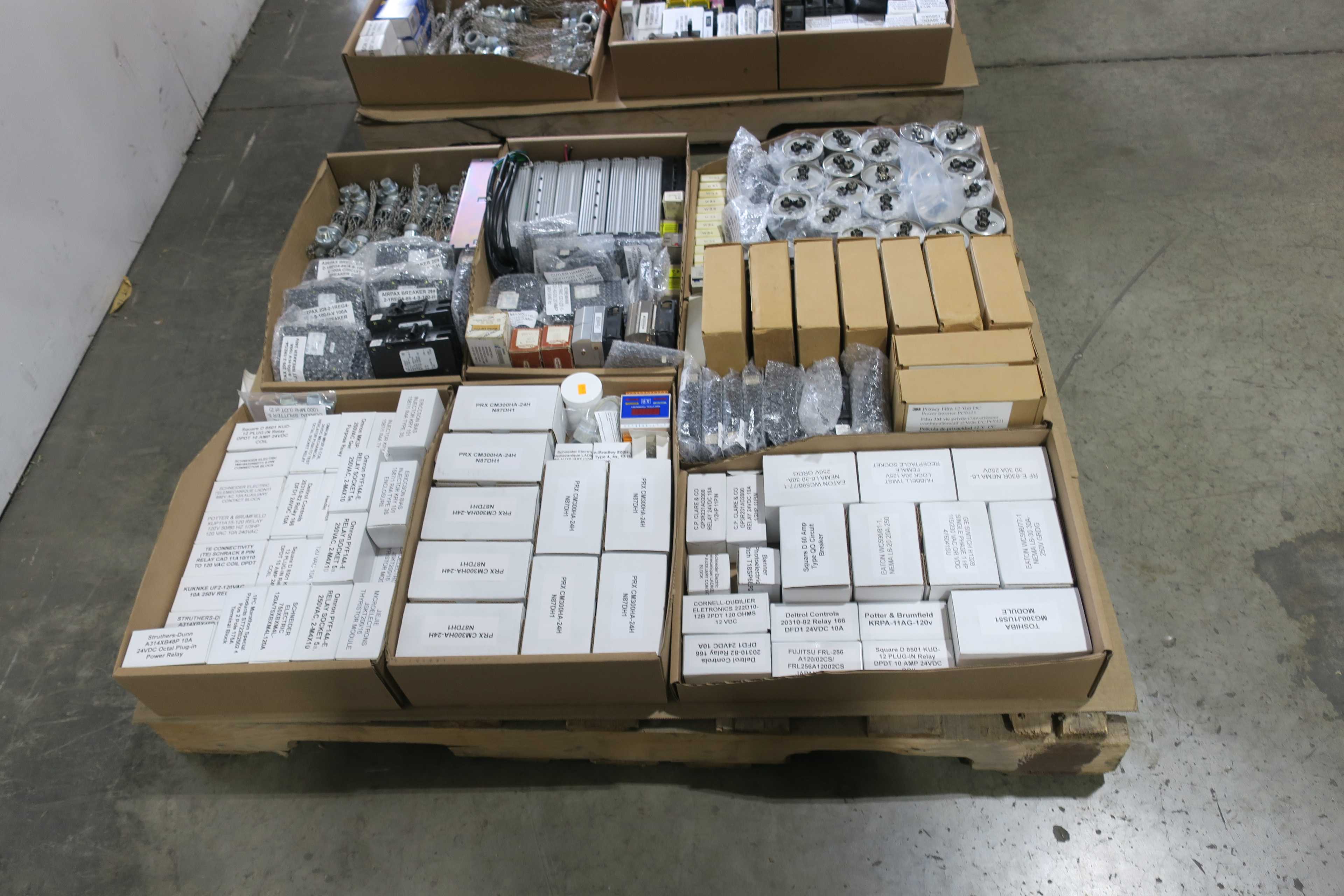 SKU 1784254 - 2 PALLETS OF ASSORTED ELECTRICAL COMPONENTS - ELECTRICAL COMPONENTS