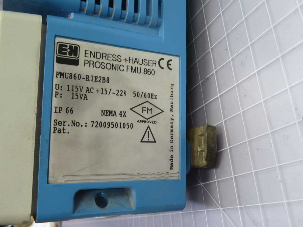 ENDRESS + HAUSER FMU860-R1E2B8 LEVEL CONTROL OPERATORE INTERFACE T257759 - OPERATOR INTERFACE PANELS