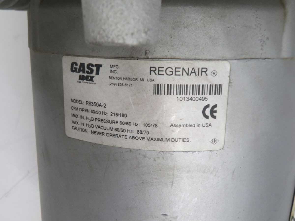 GAST R6350A-2 Blower - High Performance Air Handling Solution - BLOWER FAN