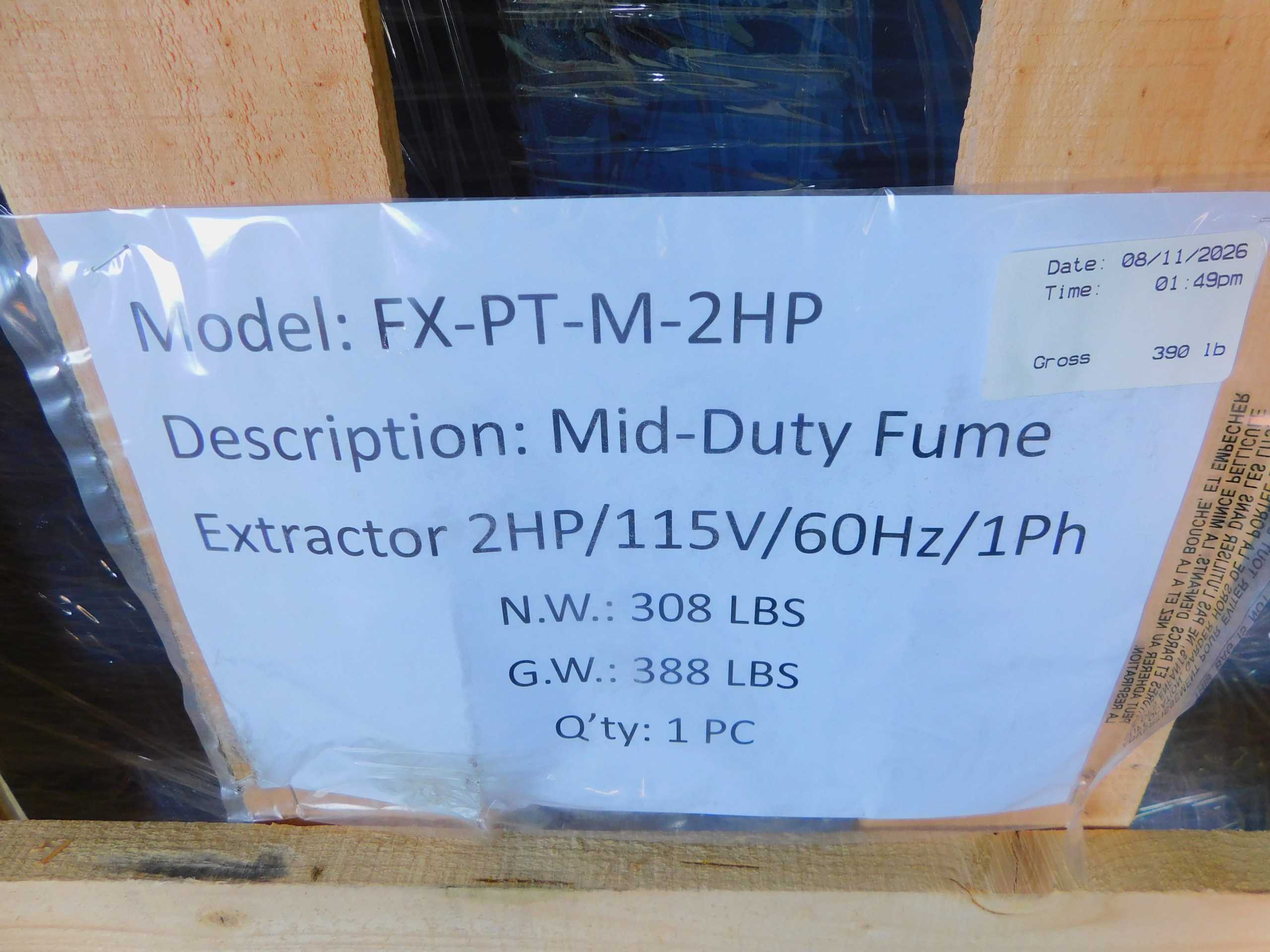 Fumextractors 2HP Mid-Duty Portable Fume Extractor - FUME EXTRACTORS