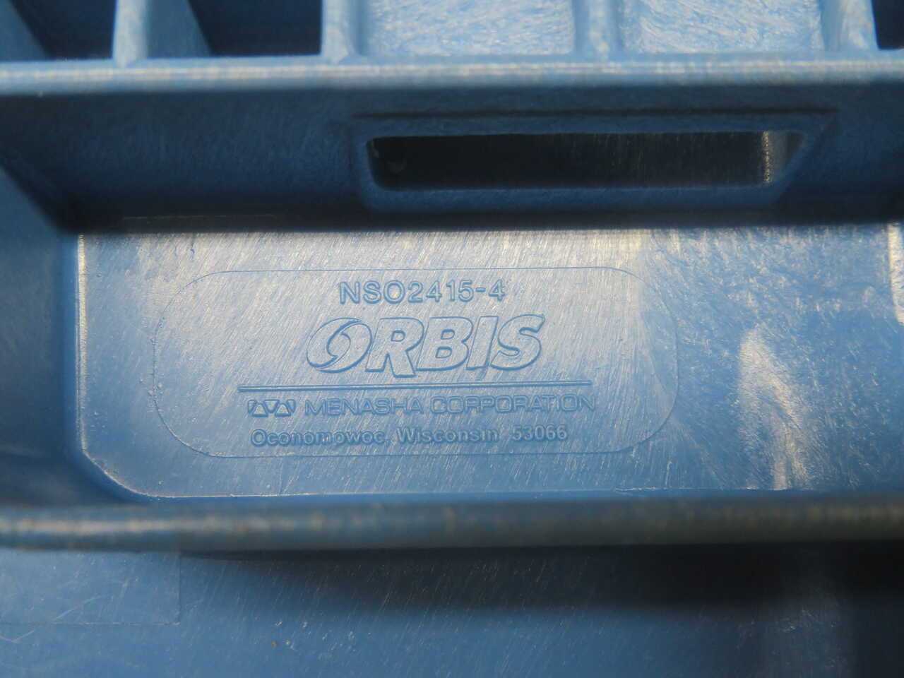LOT OF 76 ORBIS NSO2415-4 BLUE MODULAR CONTAINERS - STORAGE & HANDLING EQUIPMENT