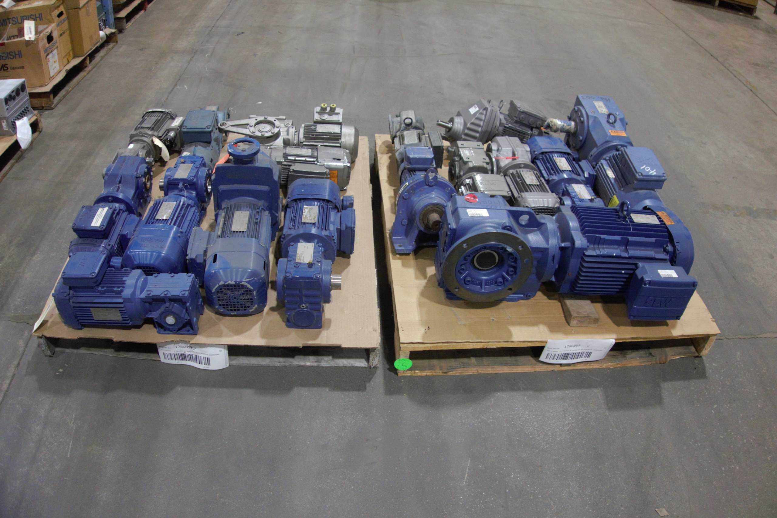 SKU 1786859 - 2 PALLETS OF ASSORTED SEW-EURODRIVE GEARMOTORS - GEARMOTOR