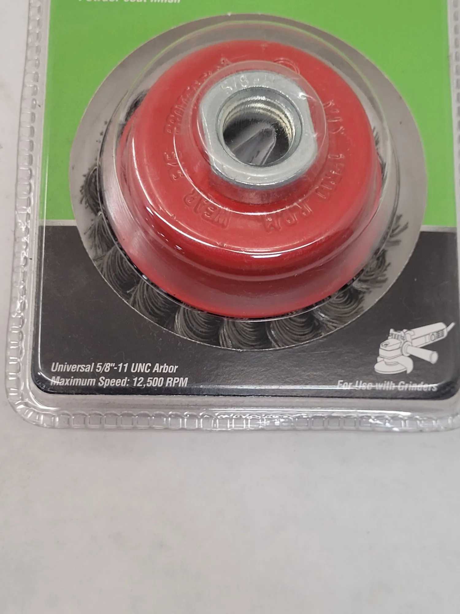 Warrior 3" Twisted Wire Cup Brush For Heavy-Duty Cleaning - MACHINING ACCESSORIES & TOOLING