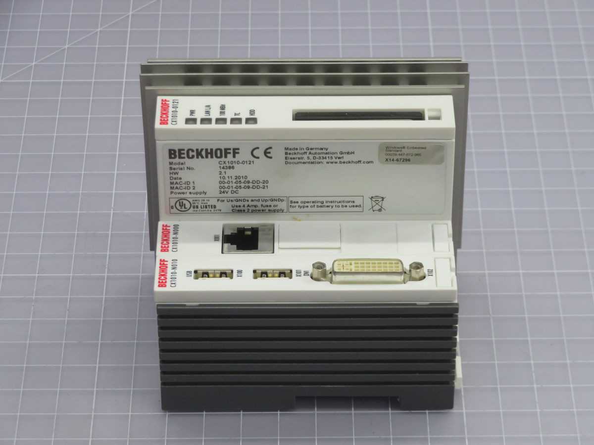 BECKHOFF CX1010-0121 BASIC CPU MODULE T258853 - INDUSTRIAL PARTS