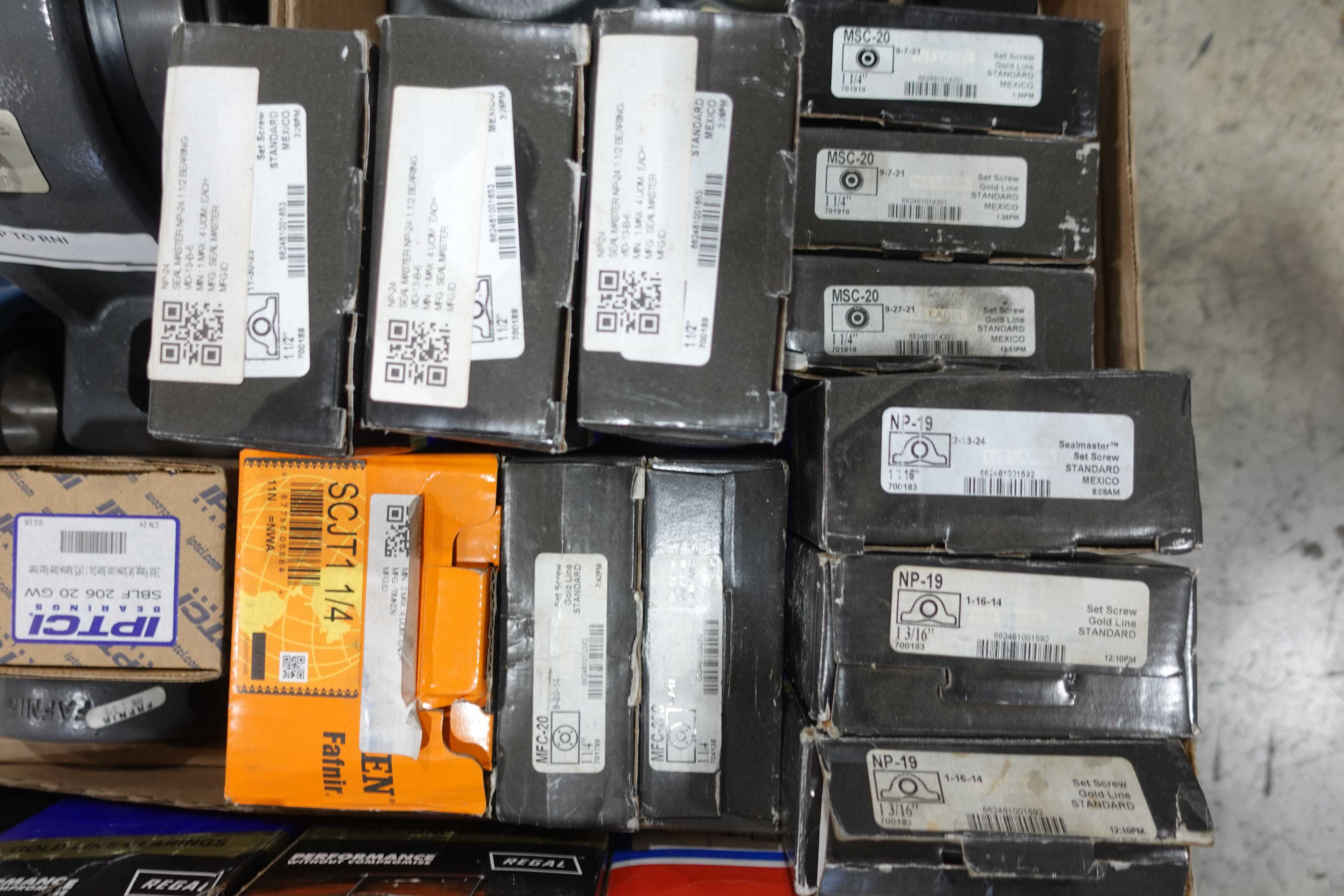 SKU 1765987 - PALLET OF MOUNTED BEARINGS - BEARINGS