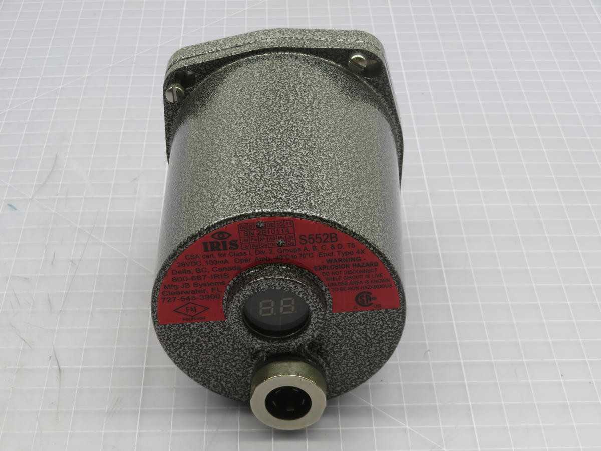 IRIS S552B DIGITAL VIEWING HEAD FOR FLAME MONITOR T213314 - AUTOMATION & CONTROLS