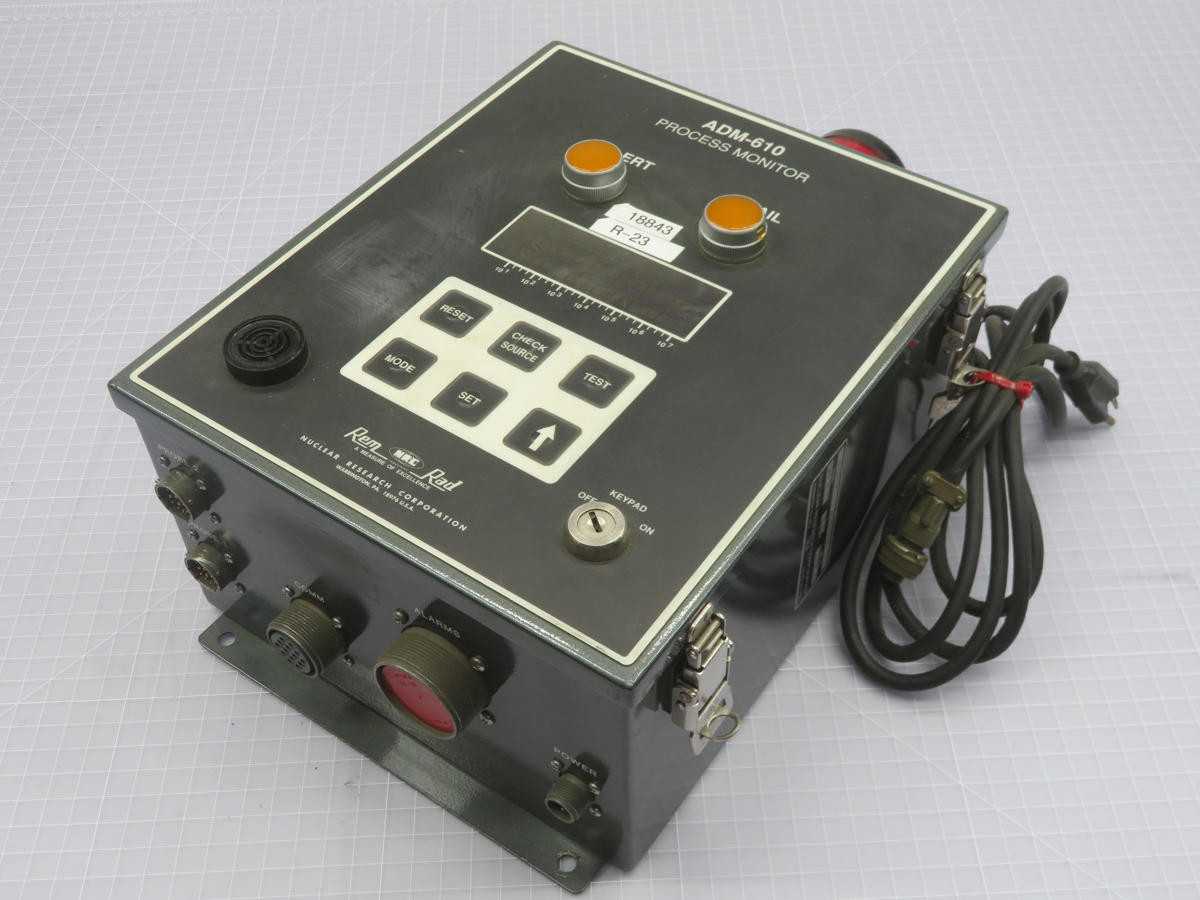 NRC ADM-610 PROCESS MONITOR T216455 - OPERATOR CONTROLS