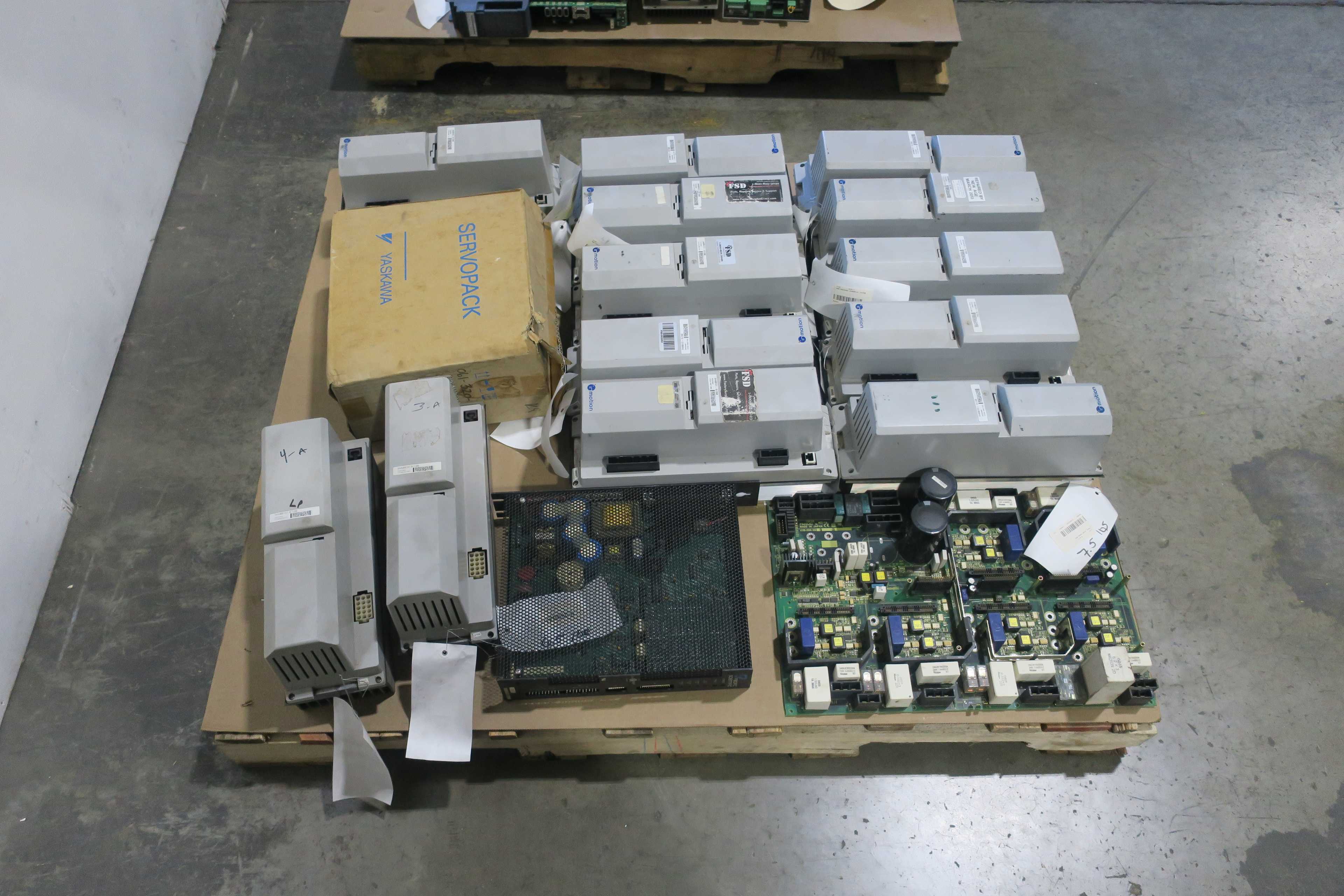 SKU 1786020 - 2 PALLETS OF ASSORTED SERVO DRIVES - SERVO DRIVES