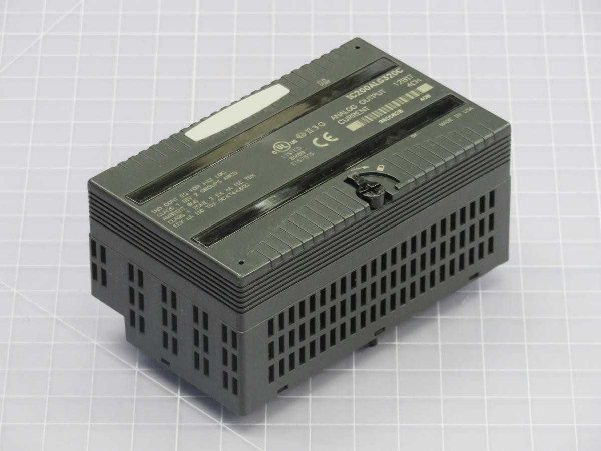 GE IC200ALG320C ANALOG OUTPUT T238874 - PLC MODULES