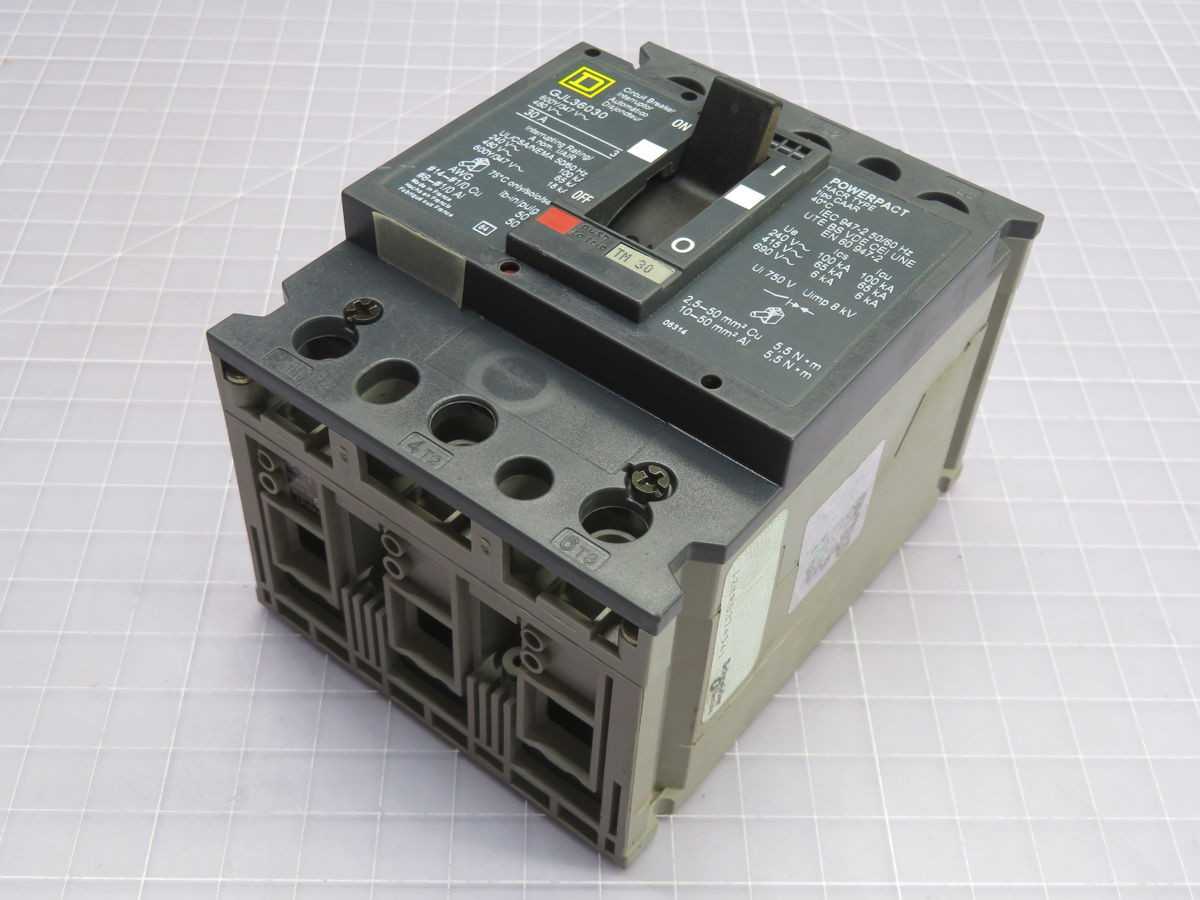SQUARE D GJL36030 MOLDED CASE CIRCUIT BREAKER T250077 - CIRCUIT BREAKERS SQUARE D GJL36030 MOLDED CASE CIRCUIT BREAKER T250077 - CIRCUIT BREAKERS