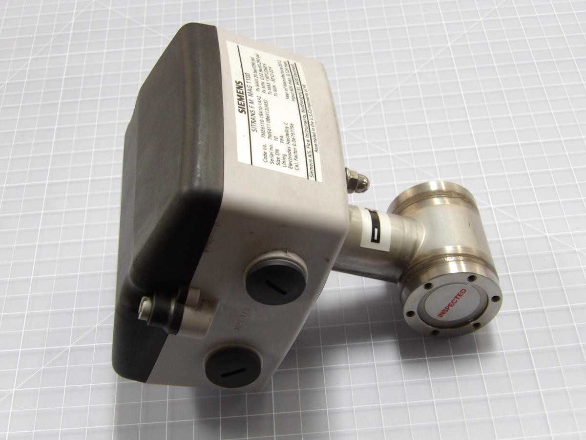 SIEMENS 7ME6110-1RA10-1AA2 SITRAN FM MAG 1100 SITRANS FM ELECTROMAGNETIC FLOW SENSOR 60V MAX SIZE DN - PRESSURE TRANSMITTER