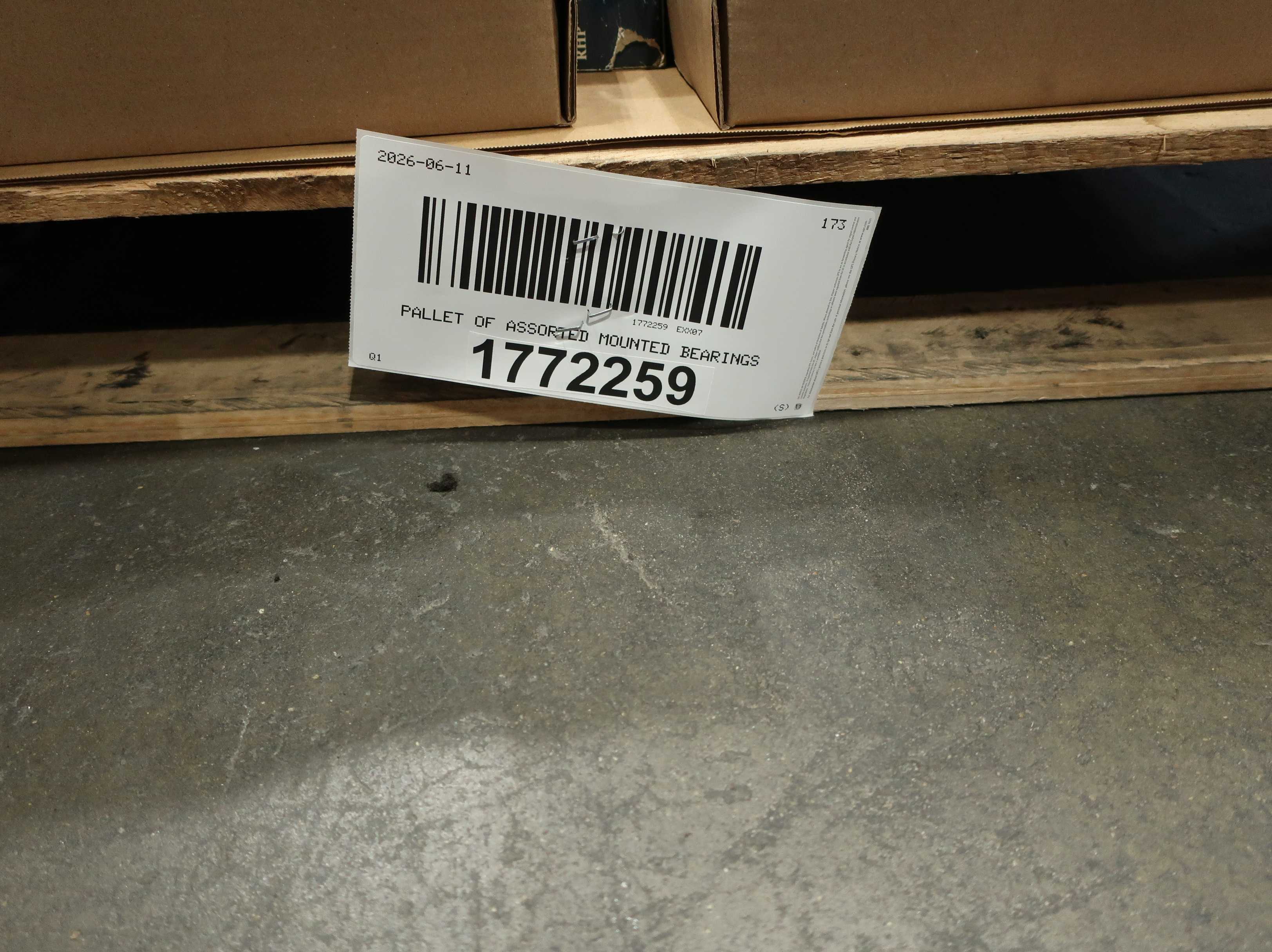 SKU 1772259 - PALLET OF ASSORTED MOUNTED BEARINGS - BEARINGS