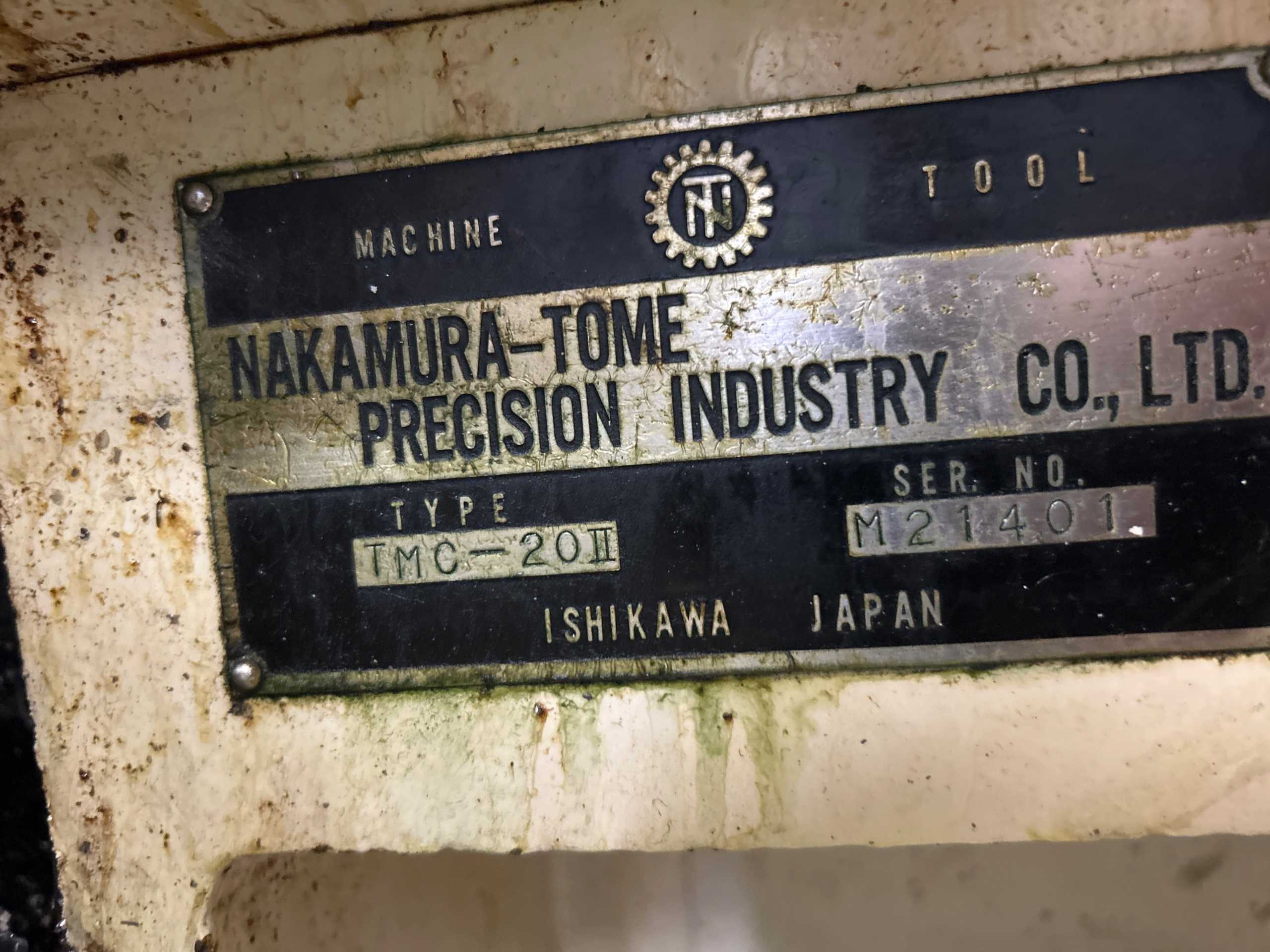 Nakamura Tome TMC-20II CNC Lathe, 4500 RPM, 15 HP, Fanuc Control - CNC LATHES